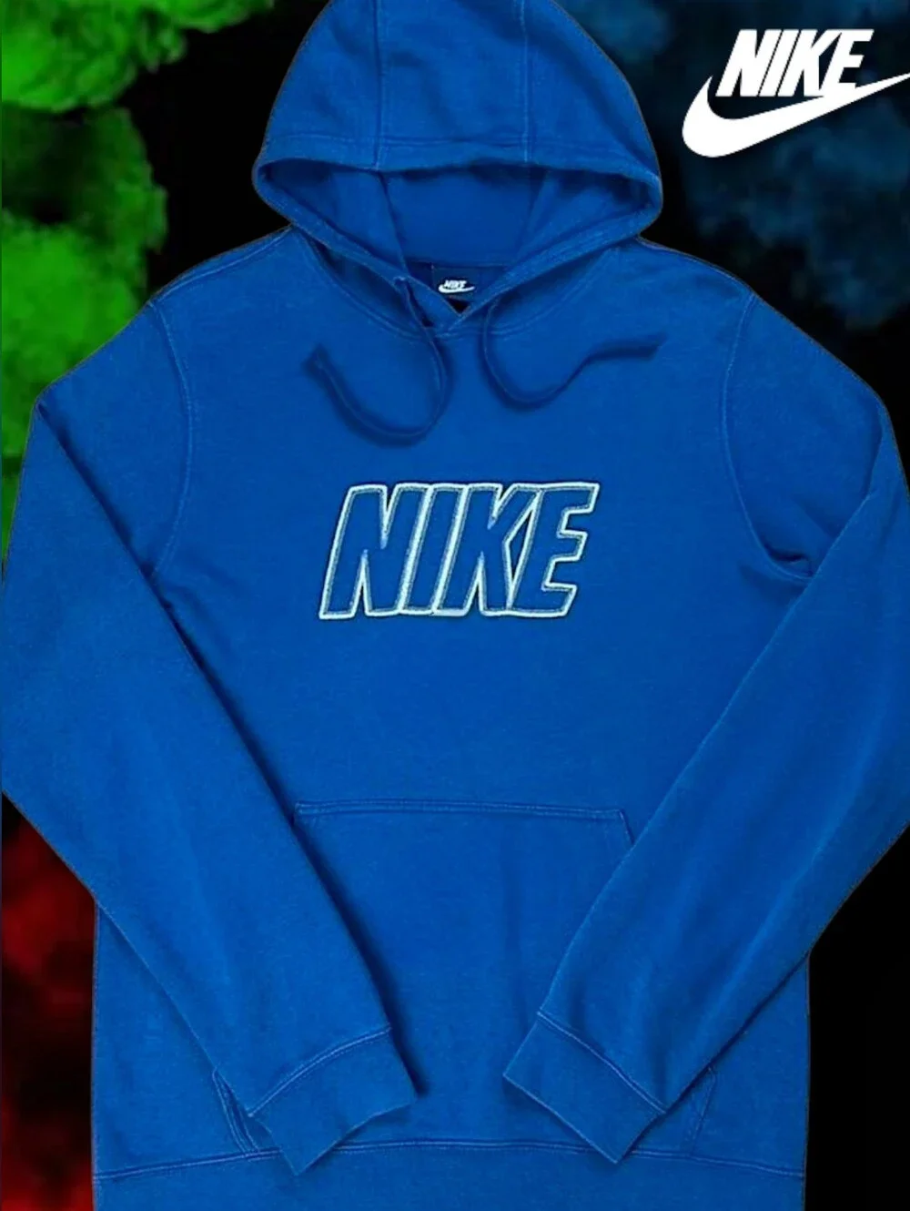 Nike Boy's Blue Pullover Hoodie Size Medium